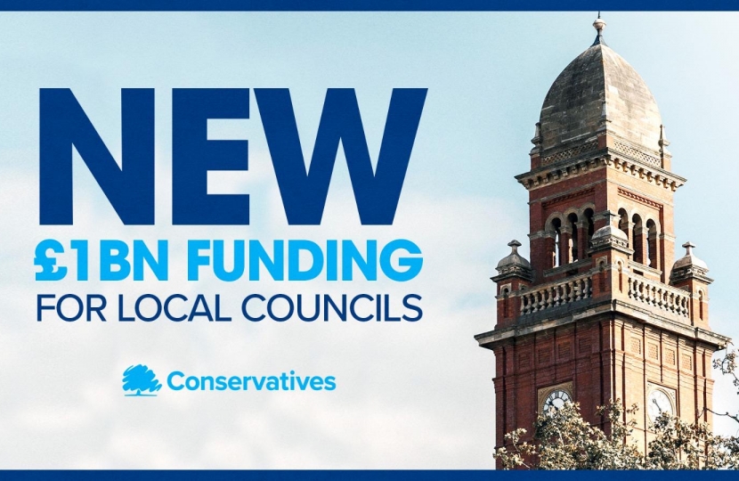 £1 Billion funding for local councils