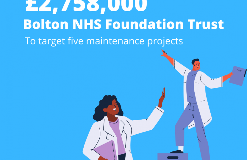 Funding for Bolton NHS Foundation Trust