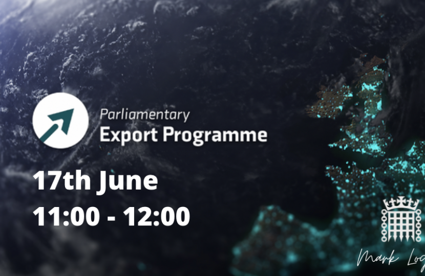 Parliamentary Export Programme hosted by Mark Logan MP and James Daly MP